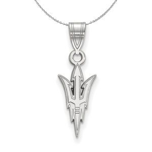 Sterling Silver Arizona State Medium Necklace - 20 Inch